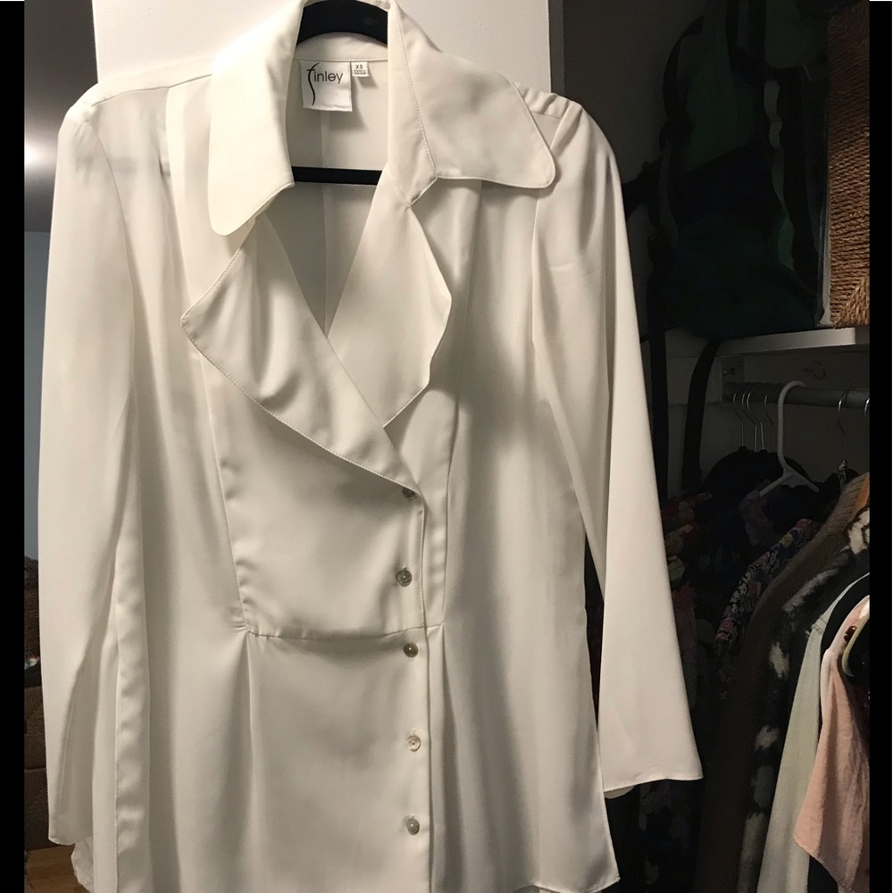 Miami Art-Deco vibe semi shear blouse